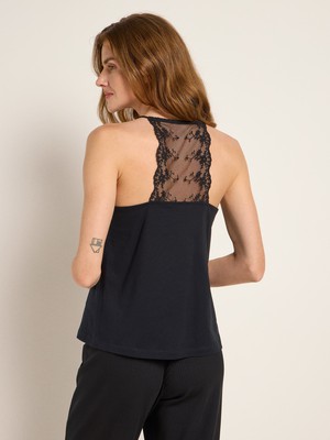 Top with lace (GOTS) from LANIUS Top with lace (GOTS) from LANIUS