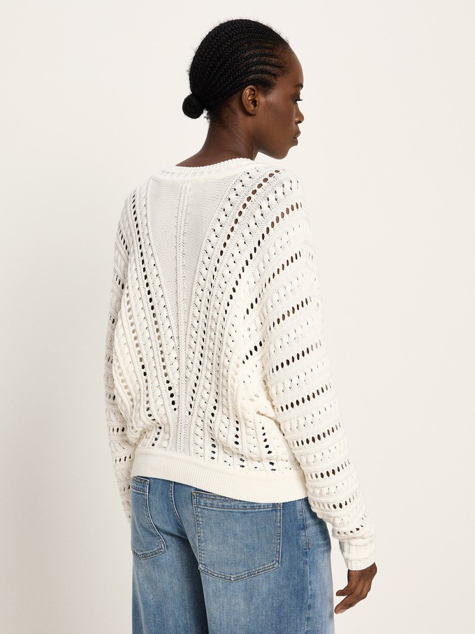 Openwork sweater (GOTS) from LANIUS