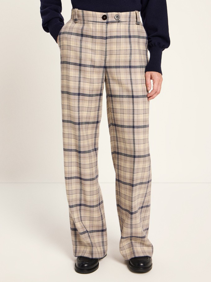 Check Marlene trousers from LANIUS