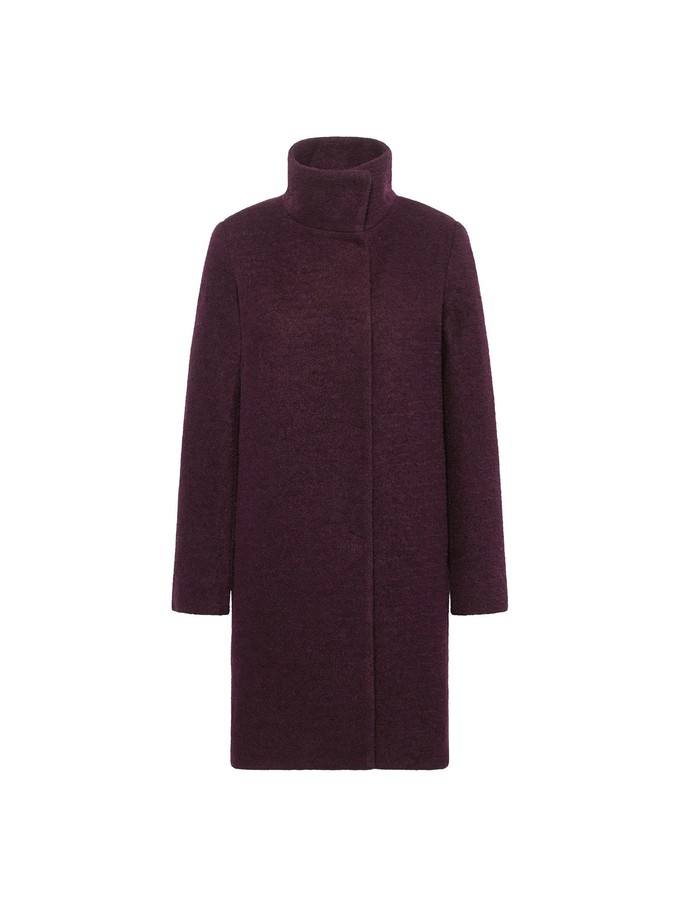Walk coat with stand-up collar (GOTS) from LANIUS
