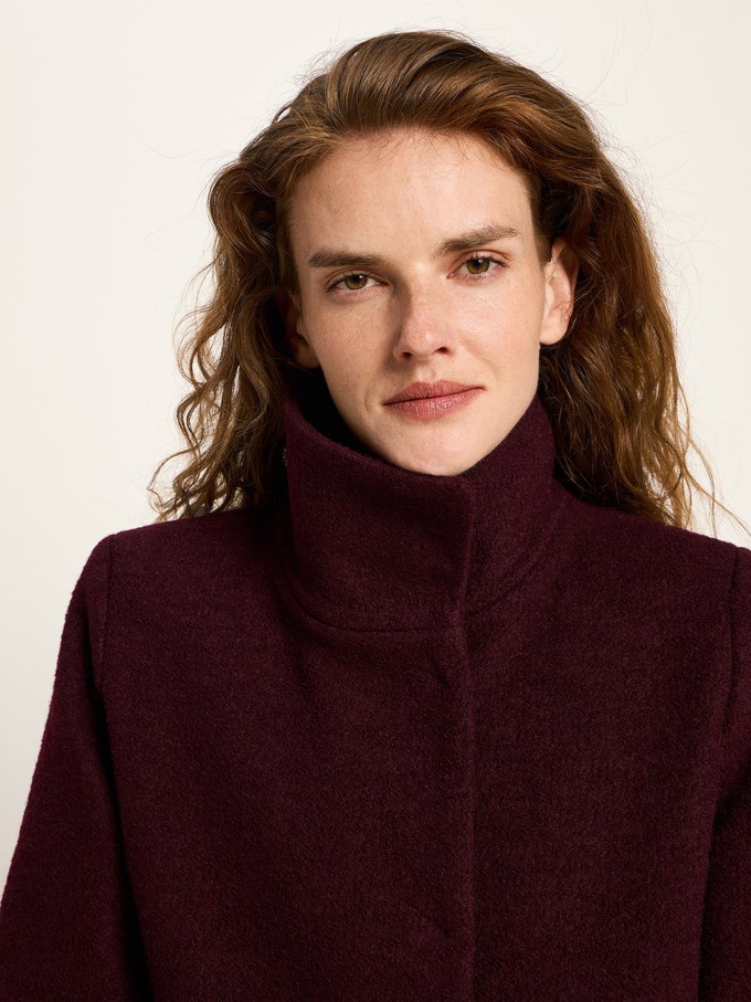 Walk coat with stand-up collar (GOTS) from LANIUS