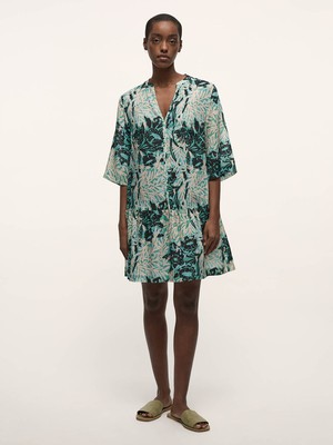 Kaftan Dress Print Vintage Flower from LANIUS