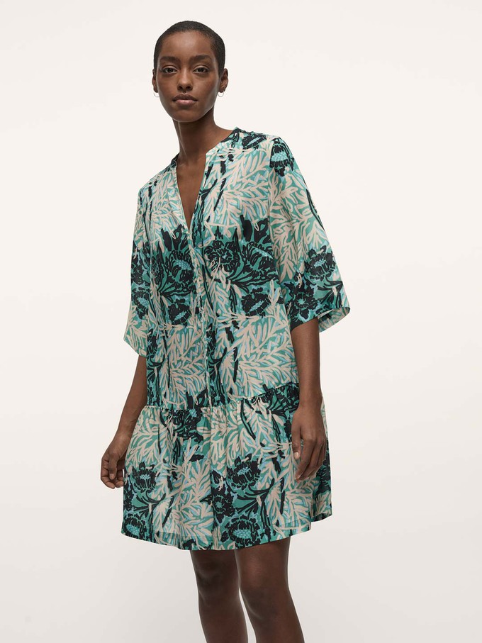Kaftan Dress Print Vintage Flower from LANIUS