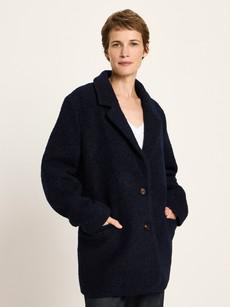 Boucle blazer coat (GOTS) via LANIUS