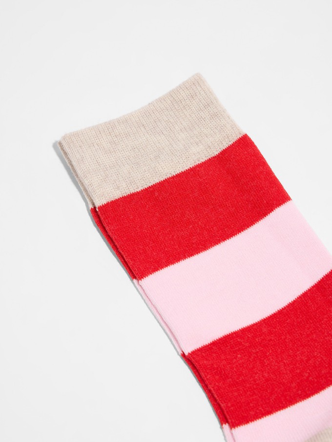Socks with block stripes (GOTS) from LANIUS