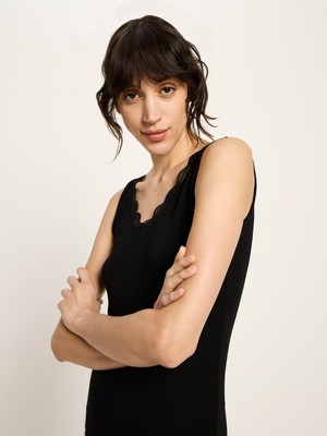 Top with lace (GOTS) from LANIUS