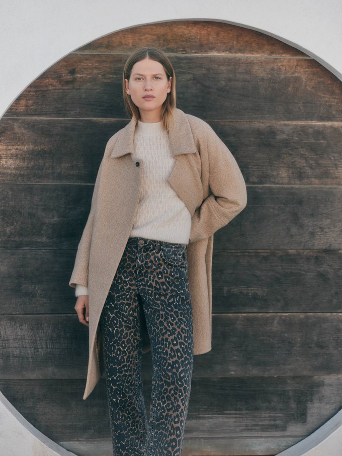 Coat with tie belt from LANIUS