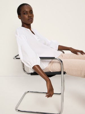 blouse with ruffles (GOTS) from LANIUS