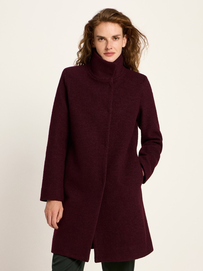 Walk coat with stand-up collar (GOTS) from LANIUS