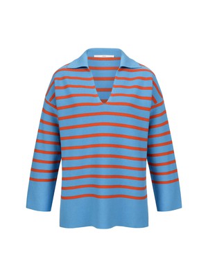 Polo collar sweater (GOTS) from LANIUS