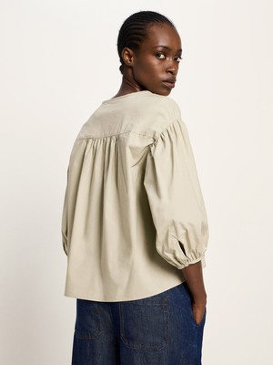 blouse with ruffles (GOTS) from LANIUS