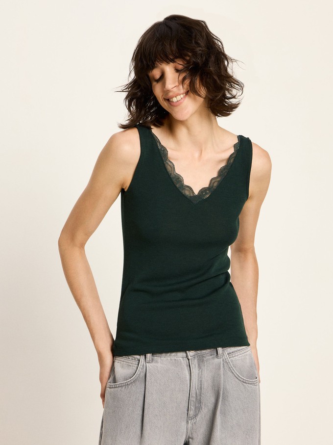 Top with lace (GOTS) from LANIUS