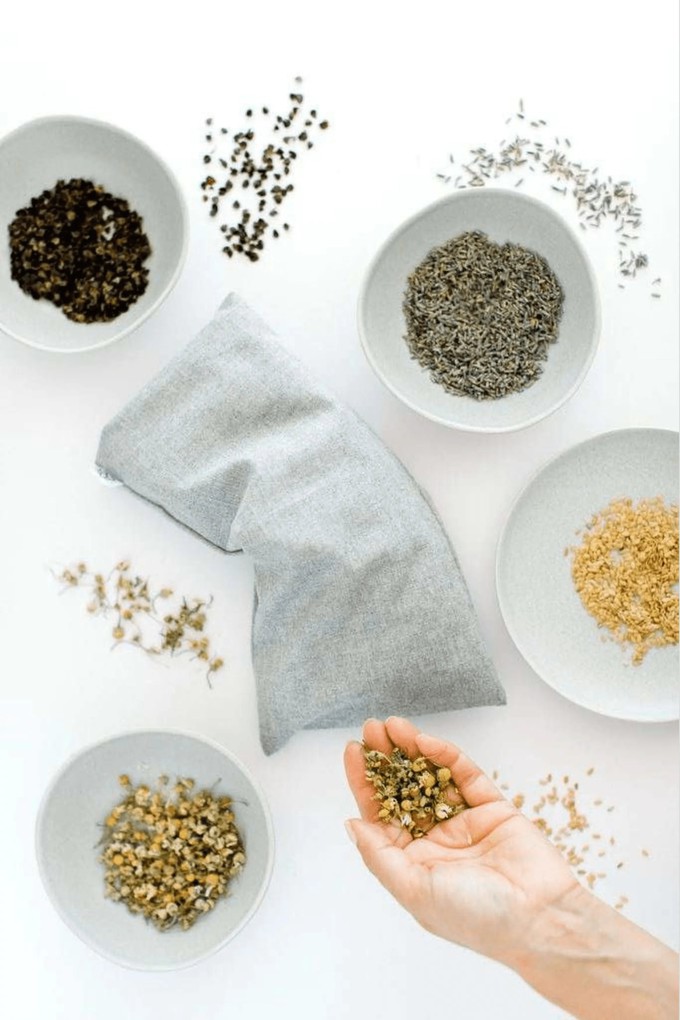 Aromatherapy Lavender, Chamomile & Buckwheat Eye Pillow from Lavender Hill Clothing