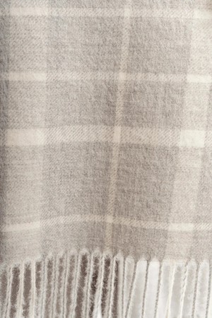 Alpaca Plaid Scarf from Lavender Hill Clothing