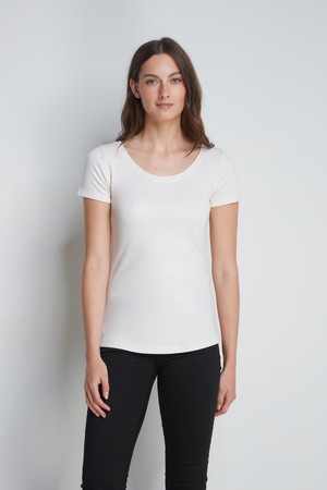 Short Sleeve Scoop Neck Cotton Modal Blend T-shirt Bundle from Lavender Hill Clothing