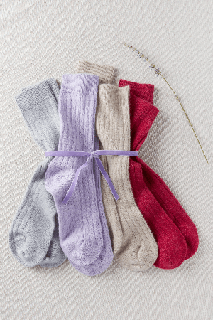 Cashmere Socks from Lavender Hill Clothing
