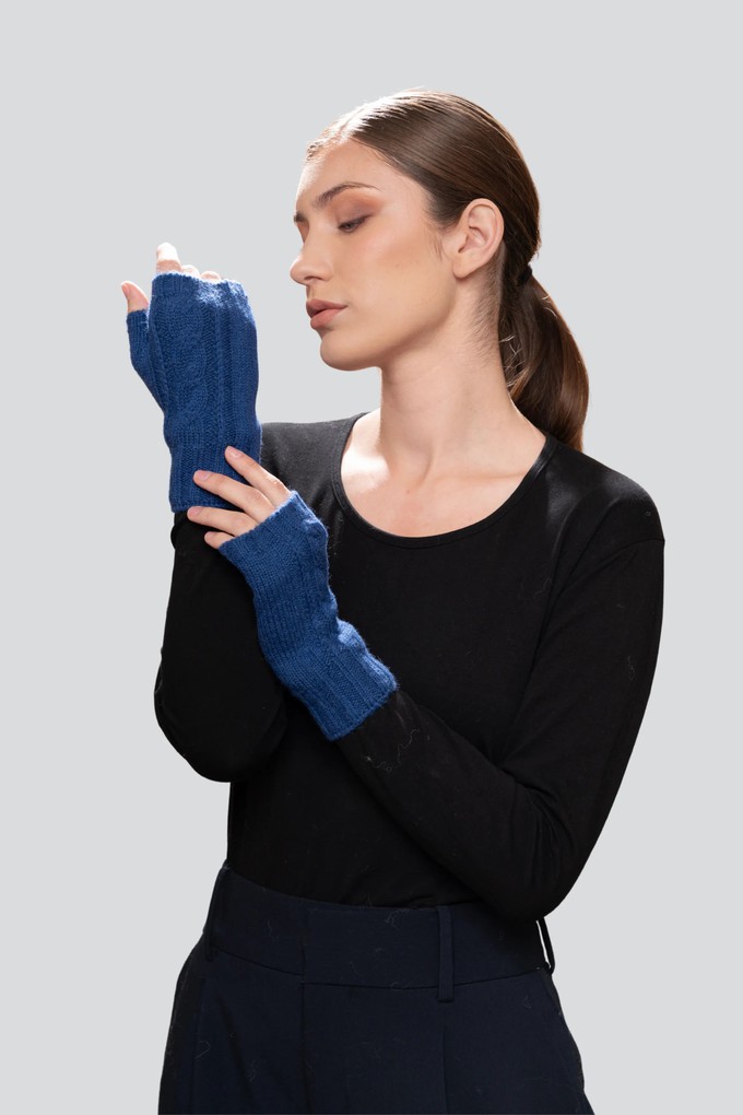 Alpaca Wristwarmers from Lavender Hill Clothing