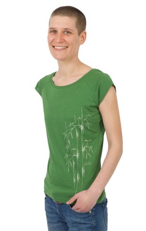 Fairwear Bambus Shirt Women Leaf Green Bamboo from Life-Tree