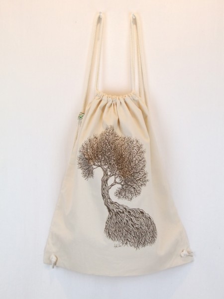 Life-Tree Fairwear Organic Sportsbag White from Life-Tree