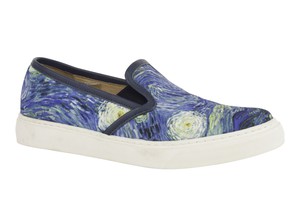 Ambra slip on sneaker Van Gogh Starrynight from LINKKENS
