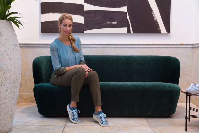 Brave sneaker Heaven blue Jeroen Bosch from LINKKENS