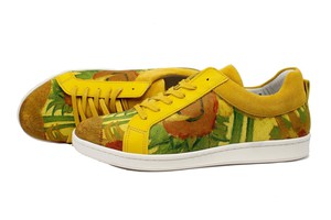 Boyd sneaker Sunflower vincent van gogh witte zool from LINKKENS