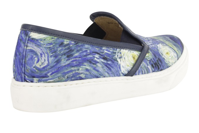 Ambra slip on sneaker Van Gogh Starrynight from LINKKENS