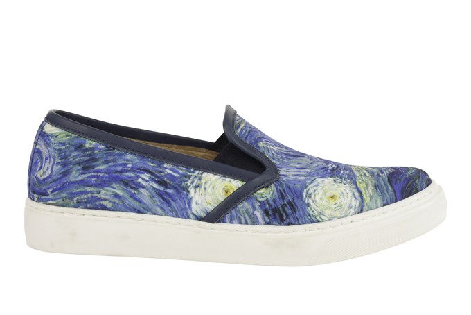 Ambra slip on sneaker Van Gogh Starrynight from LINKKENS