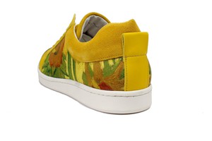 Boyd sneaker Sunflower vincent van gogh witte zool from LINKKENS