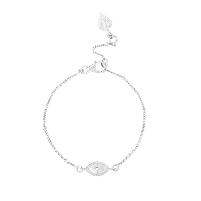 Evil Eye Stacking Bracelet Silver from Loft & Daughter
