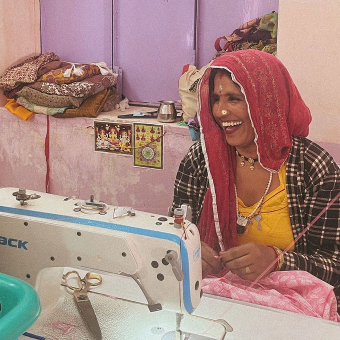 If Saris Could Talk Kimono- Sacred Earth from Loft & Daughter