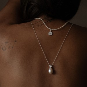Selene Pearl Charm Silver from Loft & Daughter Selene Pearl Charm Silver from Loft & Daughter