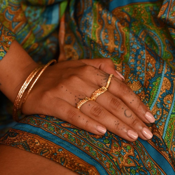 Grateful Affirmation Stacking Ring from Loft & Daughter