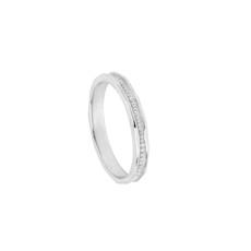 Skinny Relic Stacking Ring Silver via Loft & Daughter