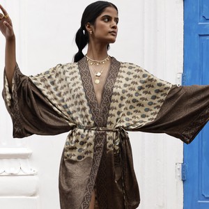 If Saris Could Talk Kimono- Sacred Earth from Loft & Daughter