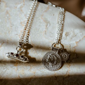 Nivara Gemstone Amulet Charm Silver from Loft & Daughter