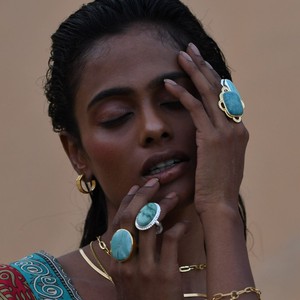 Anokhi Turquoise Rings from Loft & Daughter