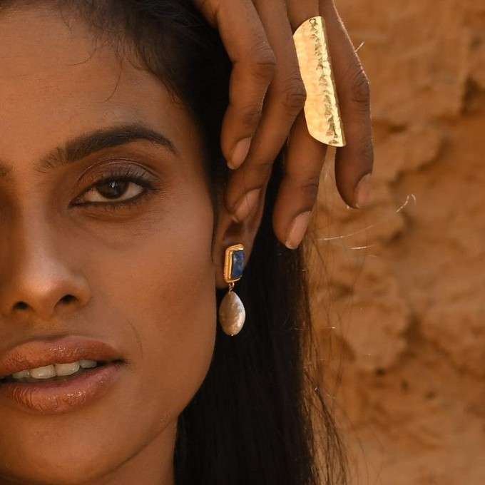 Hammered Anjuna Ring Gold Vermeil from Loft & Daughter