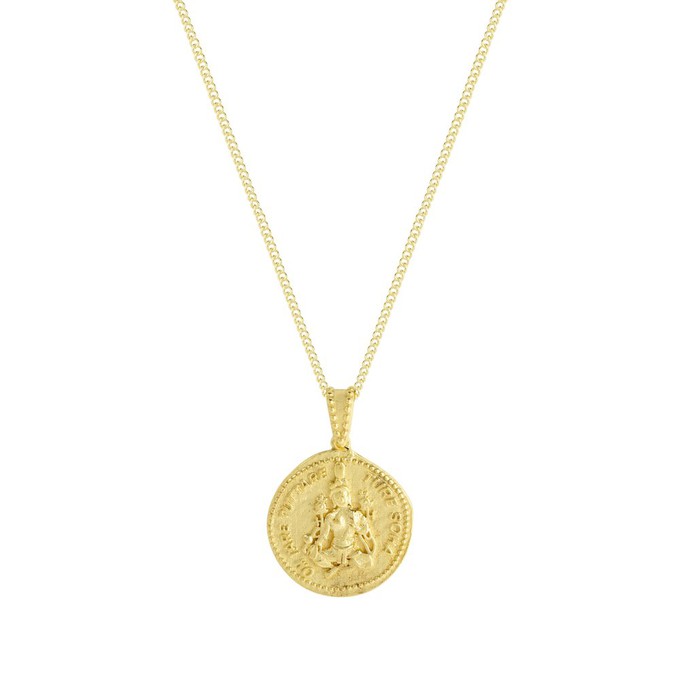 The Protectress Pendant Gold Vermeil from Loft & Daughter