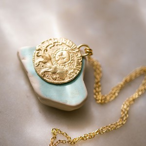 Relic Coin Pendant Gold Vermeil from Loft & Daughter