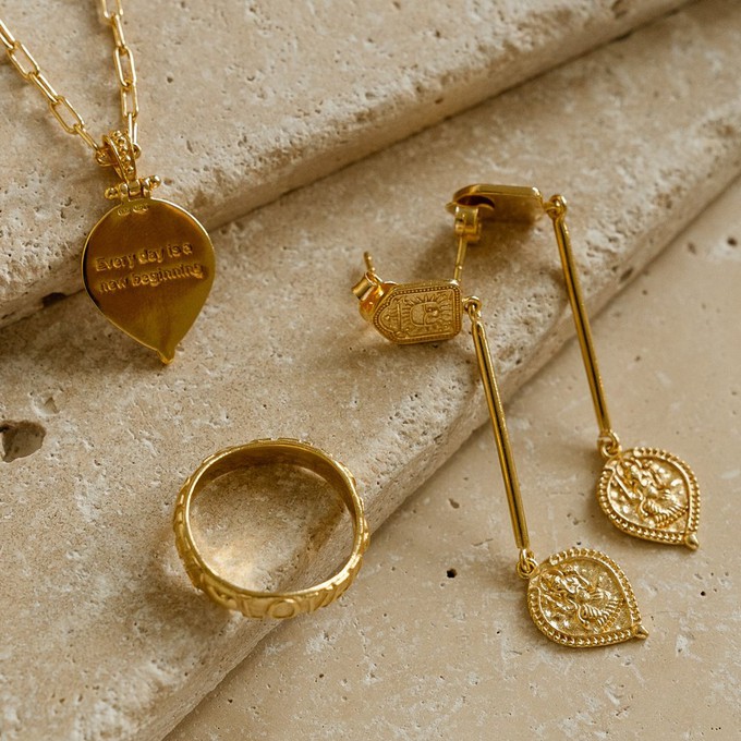 The Magic Of New Beginnings Earrings Gold Vermeil from Loft & Daughter