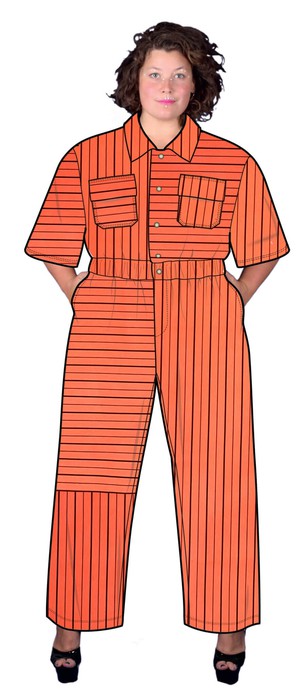 Made-to-order! Orange Pinstripe! from logocomo