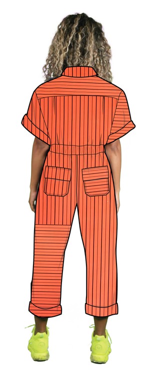 Made-to-order! Orange Pinstripe! from logocomo