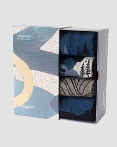 Thought sokken heren cadeaudoos fietsen en bergen via Lotika