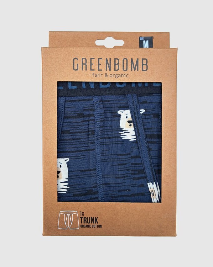 Greenbomb boxershort ijsbeer - blauw from Lotika