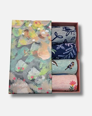 Thought dames sokken cadeaudoos - vogels from Lotika