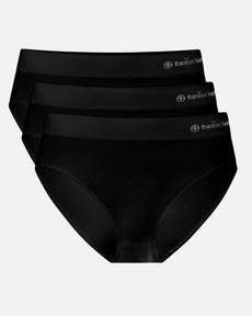 Bamboe slip naadloos Belle 3-pack - zwart via Lotika