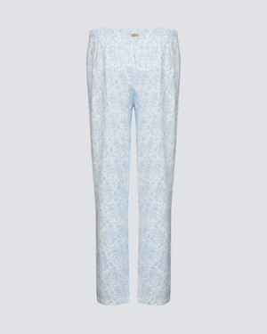 Comazo dames lange pyjamabroek katoen – lightblue from Lotika