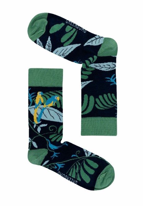 Greenbomb sokken dames papegaaien - from Lotika