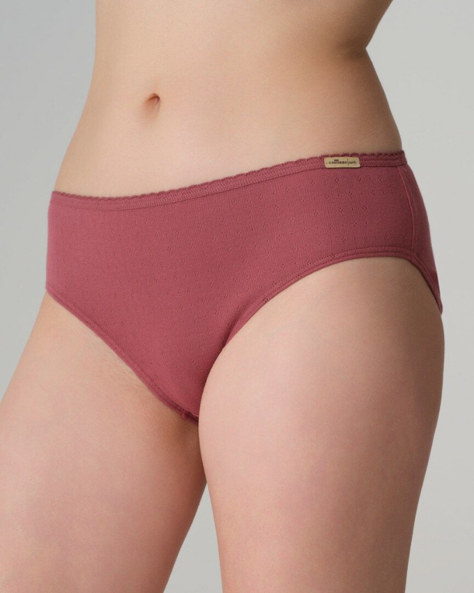 Comazo dames slip 100% biologisch katoen – old rose from Lotika